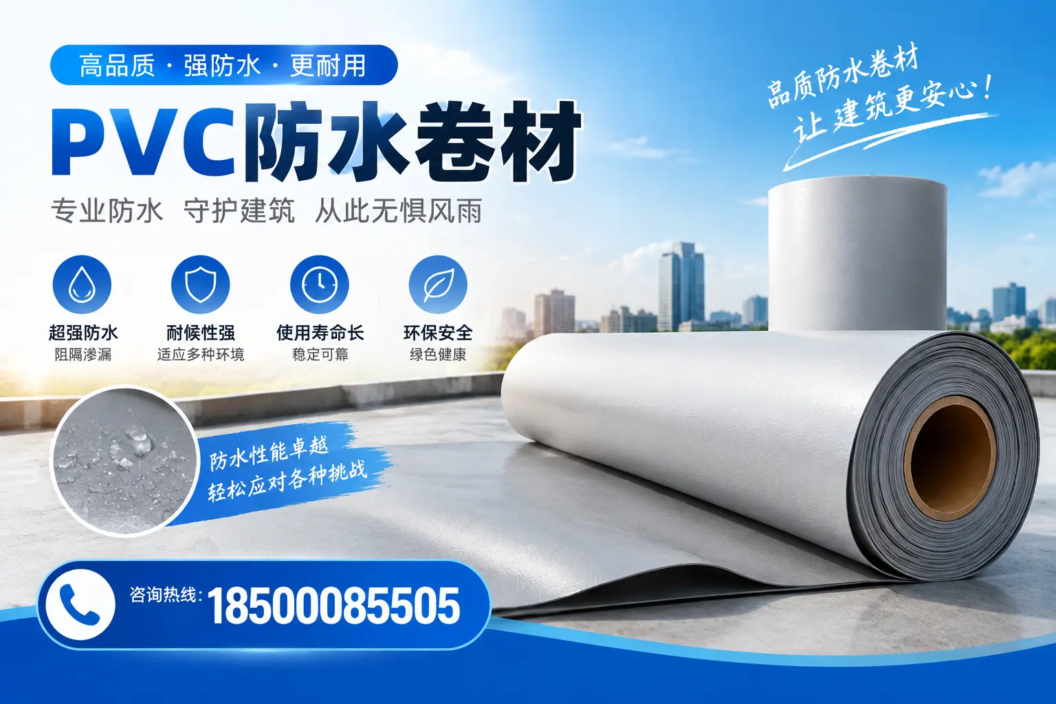 如何选择高质量的PVC防水卷材？来宾消费者必看指南
