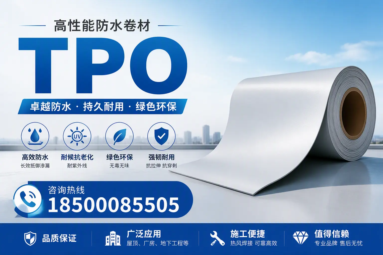 TPO材料的环保特性及其在来宾的应用