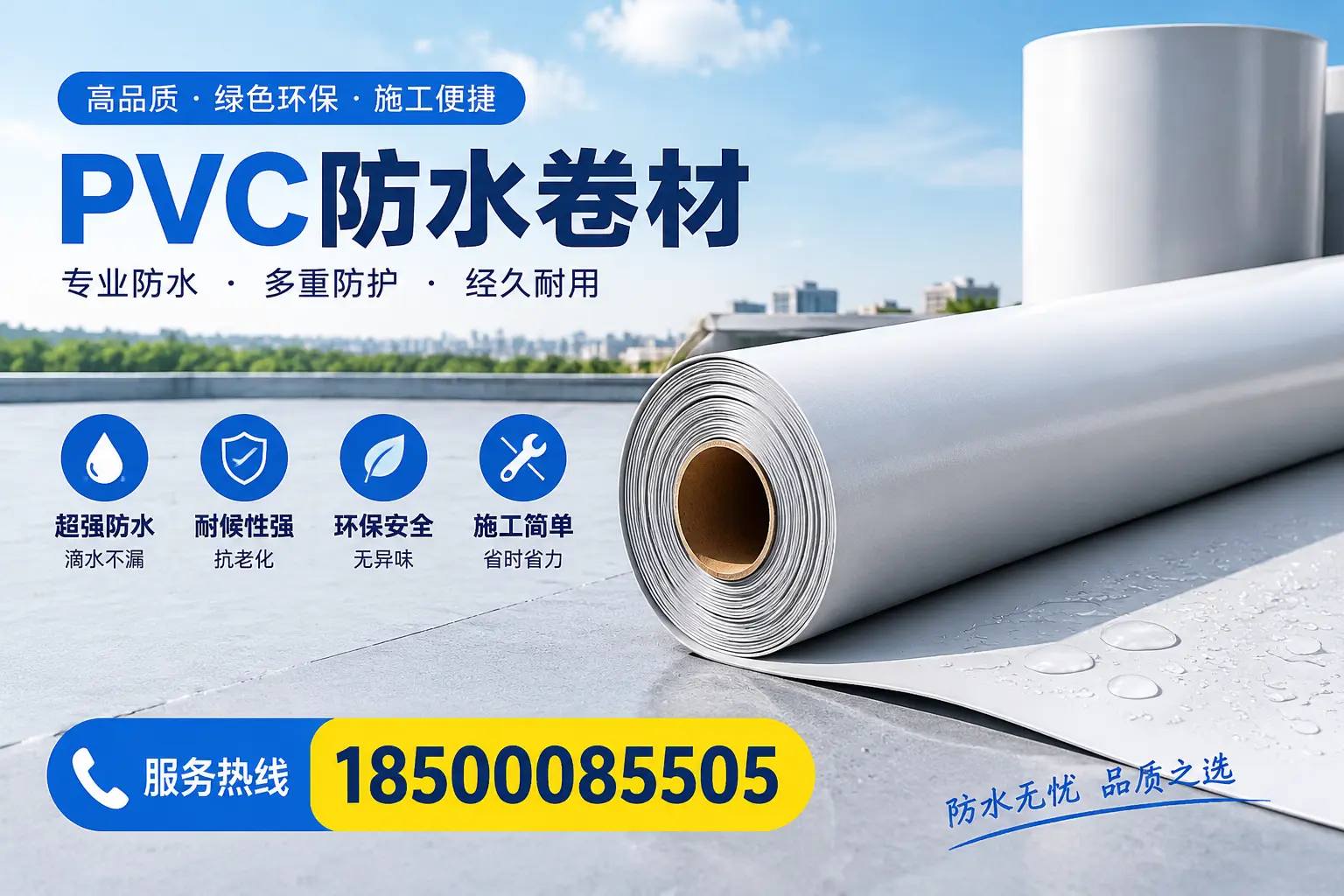 选用PVC防水卷材时需要避开的常见误区,特别是在来宾